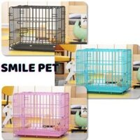 [HỎA TỐC] Chuồng lồng chó mèo size 35cm gấp gọn dành cho chó mèo dưới 3kg