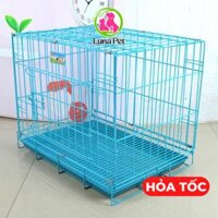 [HOẢ TỐC] Chuồng nuôi pet gấp gọn LunaPet CN01- Chuồng chó mèo sơn tĩnh điện giá rẻ