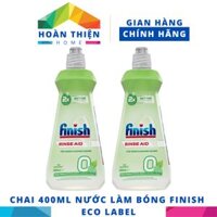 [Hỏa Tốc] COMBO 2 Chai nước làm bóng chén bát Finish 400ml dành cho tất cả các máy rửa chén gia đình có trên thị trường.