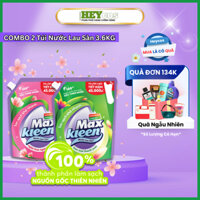 [HOẢ TỐC] Combo 2 túi nước lau sàn MaxKleen 3.6kg – Hương Ban Mai/Ngàn Hoa, Sạch khuẩn, Thơm lâu