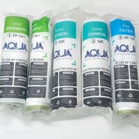 (Hỏa Tốc) Combo 5 lõi lọc nước Aqua dùng cho mọi dòng máy, tặng 1 tay vặn cốc cho đơn hàng từ 109k
