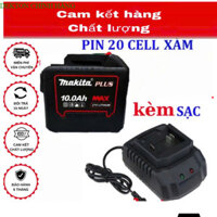 {HOẢ TỐC} combo sạc pin 20 cell dùng máy khoan, máy xiết bulong, quạt cầm tay, máy mài , chân phổ thông DK Chính hãng