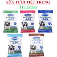 (hỏa tốc, date cập nhật mới nhất) Thùng sữa tươi tiệt trùng vinamilk 48 gói x 220ml