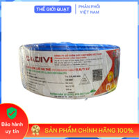 [HỎA TỐC] Dây điện đơn Cadivi 1.0 lõi đồng nguyên chất, vỏ bọc nhựa PVC cao cấp (cuộn 100m) - Hàng chính hãng