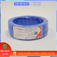 [HỎA TỐC] Dây điện đơn Cadivi 1.5 dây lõi đồng nguyên chất, vỏ bọc nhựa PVC cao cấp (cuộn 100m) - Hàng chính hãng