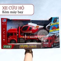 [HỎA TỐC] Đồ chơi Ô Tô Mô Hình Xe Cứu Hộ kèm Máy Bay cho bé KÍCH THƯỚC LỚN, bao gồm xe Cứu Hộ và Máy Bay