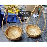 HỎA TỐC: đôi quang gánh +thúng decor, trang trí