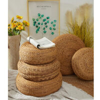 [HỎA TỐC] Đôn tròn bo góc chất liệu lục bình,ghế bệt tròn, nệm ngồi bệt, ghế tròn, ghế lông, bàn tròn, đệm ngồi