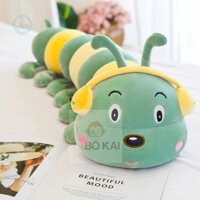[Hoả Tốc] GẤU BÔNG GỐI ÔM SÂU ĐEO TAI NGHE (SIZE 70CM), VẢI MINISO siêu mềm mịn, hàng đẹp chất lượng lắm.