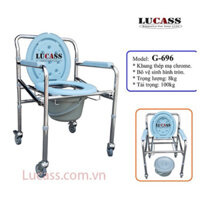 (Hoả tốc) Ghế bô có bánh xe G696 Lucass