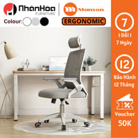 [HỎA TỐC] Ghế Văn Phòng Công Thái Học Xiaomi Manson Ergonomic / Regal Tay Gập, Tựa Đầu linh Hoạt Giảm Đau Vai Gáy.