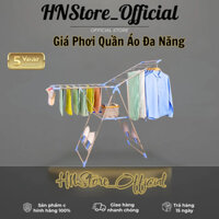 HỎA TỐC - Giàn Phơi Quần Áo Thông Minh Cao Cấp - Kèm Kệ Phơi Giày - Inox Chịu Tải ,Gấp Gọn , Tiện Lợi ( Bảo Hành 1 Năm )