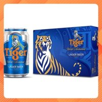 [HỎA TỐC GV] Thùng 24 Lon Bia Lager Beer Tiger 330ml - Tiger Nâu - Bao Bì Có Thể Thay Đổi Theo Đợt
