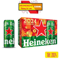 [Hoả Tốc Hà Nội]Thùng Bia Heineken 24 lon 330ml Bao Bì Tết Hàng Mới Giá Tốt 0914827685