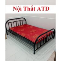 [HOẢ TỐC] Hàng sẵn - Giường sắt đơn mẫu bi :1m2, 1m4, 1m6, 1m8 x 2m chất lượng giá rẻ