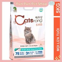 (HỎA TỐC) Hạt Catsrang Thức ăn cao cấp cho mèo CATSRANG 5kg (HSD bao bì mới nhất, chất lượng tăng)