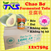 [Hỏa tốc HCM] 12 hũ chao Bơ Long An size đại 750g