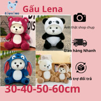 (HOẢ TỐC HCM-2h) Gấu Bông Lena Stick xanh, Gấu Bông Lena Gấu Trúc, Gấu Bông Lena Capybara, Gấu Bông Lena Dâu quà tặng