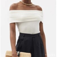 [HỎA TỐC HCM] Áo thun gân trễ vai basic dạo phố siêu xinh