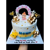 [Hoả tốc HCM] Bánh đầy tháng/thôi nôi/sinh nhật/bánh kem cho bé trai & bé gái