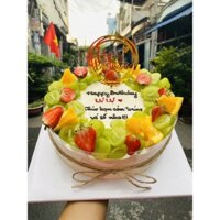 [Hoả tốc HCM] Bánh kem/bánh sinh nhật trái cây (có bánh bắp)