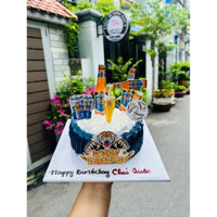 [Hoả tốc HCM] Bánh sinh nhật/bánh kem bia tiger/heniken