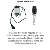 [Hỏa Tốc-HCM] BỘ ĐIỀU KHIỂN TỪ XA -  Điện áp Vào 220V AC- - Điện áp ra 220V AC / 10A