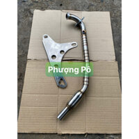 [HOẢ TỐC HCM] Bộ pát & cổ phi 27x1.5 li inox 304 gắn pô 4road & DranTuris cho SHVN 2020