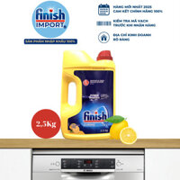 [Hỏa Tốc HCM] Bột rửa chén Finish Classic 2.5Kg - Hương chanh, 250 lần dùng, nhập khẩu Châu Âu