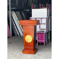 [HỎA TỐC HCM] Bục phát biểu gỗ sồi cao cấp - bục tượng Bác gỗ sồi