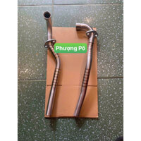 [HOẢ TỐC HCM] Cổ pô inox 304 khắc sâu 27x1,5 cho FUTURE NEO-X-2/ WAVE A 17/ RSX 110