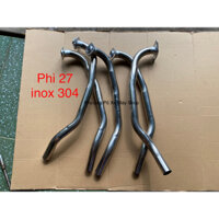 [HOẢ TỐC HCM] cổ pô inox 304 gắn Pô zin Pô lon Pô độ cho NVX 125-155
