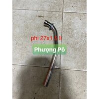 [HOẢ TỐC HCM] Cổ pô inox 304 phi 27x1.5 li gắn pô dzin cho WAVE NHỎ-WAVE THÁI-DREAM 50/100-CUP-SUPE DREAM