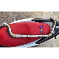 [HOẢ TỐC HCM] Cổ pô tăng inox ( 304 ) 2 khúc 34-38-51 gắn lon cho ex 135-150,winner,sonic,raider,satria