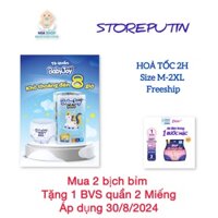 [HỎA TỐC-HCM] COMBO 2 BỊCH Tã Quần Bobby Baby Joy Siêu Thấm Chính Hãng Size M/L/XL/XXL 50 Miếng