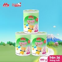 [Hỏa tốc HCM] Combo 3 hộp Sữa Morinaga Kodomil Số 3 Nhật Bản 850gR Cho Bé Từ 3 Tuổi Chính Hãng, Hương vani