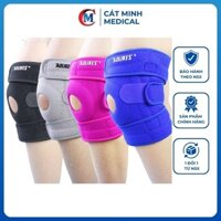 (HỎA TỐC HCM) Đai quấn bảo vệ đầu gối, có đệm và thanh lò xo hỗ trợ gối Aolikes AL-7912 (1 cái)