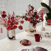 (Hoả Tốc HCM Đến 26 Tết) Bình Hoa Để Bàn Ngày Tết Sang Trọng Trang Trí Năm Mới 2024