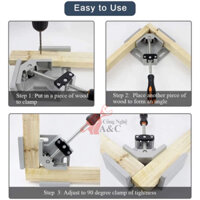 [Hỏa tốc HCM] Ê tô kẹp vuông góc-eto góc vuông size lớn