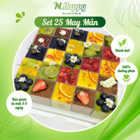 [HỎA TỐC HCM] Gift Set Mini Cup - Set 25 May Mắn - Bánh Flan / Rau Câu / Tiramisu / Mousse | N HAPPY
