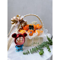 (Hỏa tốc HCM) Giỏ quà trái cây quýt Úc, mix đủ loại, quà tặng sang trọng