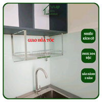 (HỎA TỐC HCM) Kệ chén treo đáy tủ Inox 304 PHÁT ĐẠT (nhiều size), rổ úp chén, giá để chén bát(SP150)