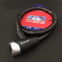 [Hỏa tốc HCM] Khóa xe đạp Tonyon TY 4529 dây cáp dài 0.8m x 15mm có 2 chìa - MSOFT