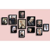 (HỎA TỐC HCM) Khung ảnh treo tường composite có kính Salon tóc 1 KA174 (Tặng đinh 3 chân)