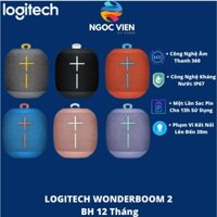 [Hỏa Tốc - HCM] Loa Bluetooth Logitech UE WONDERBOOM 2 FreeStyle | Hàng Chính Hãng | BH 24T Digiworld | Ngocvienstore