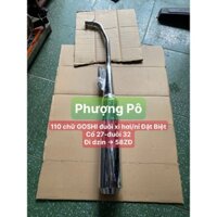 [HOẢ TỐC HCM] Pô WAVE 110 chữ GOSHI ĐẶT BIỆT móc hơi nỉ đi dzin->58ZĐ cho WAVE NHỎ-DREAM-CUP