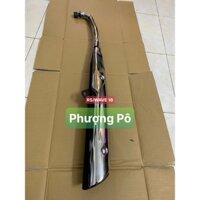 [HOẢ TỐC HCM] Pô wave A đen có che VN tiếng êm dzin & móc ấm cho WAVE A 16-RS-WAVE 50-NEO TQ