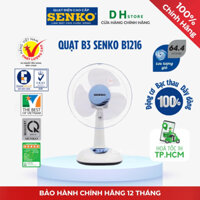 [Hoả tốc HCM] Quạt điện Senko B3 để bàn tiện lợi cao cấp B1216 chính hãng