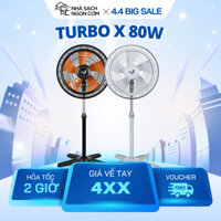 [HOẢ TỐC HCM] Quạt đứng TURBO X bán công nghiệp 80W 5 cánh - Bảo hành 24 tháng