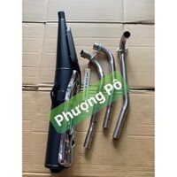 [HOẢ TỐC HCM] SET Pô móc ấm kiểu SIRIUS Fi cho Sirius /Jupiter xăng cơ-Fi/ Wave/ Dream/ cup/ RSX 100-110/ FU led